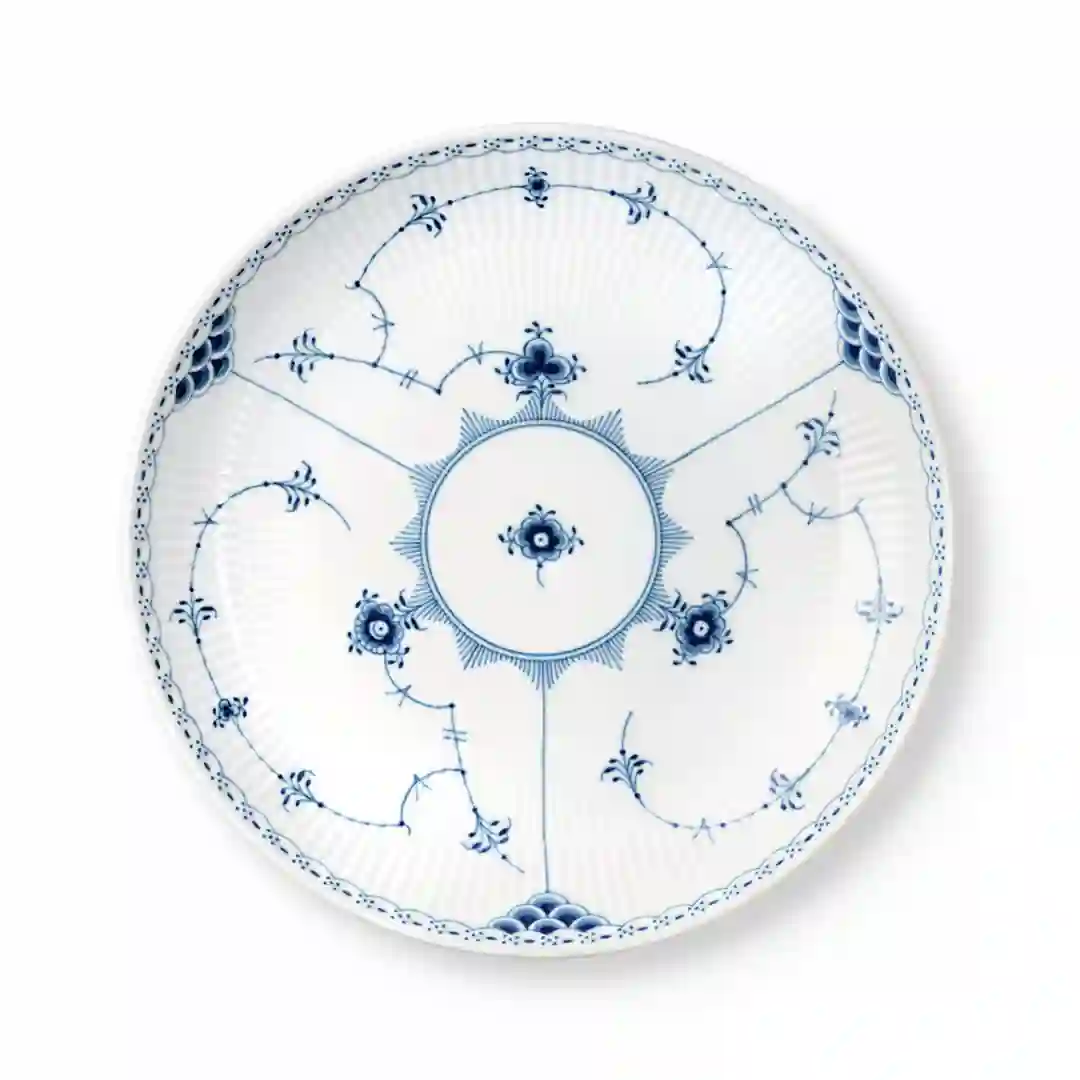 Tallerken Flad Musselmalet