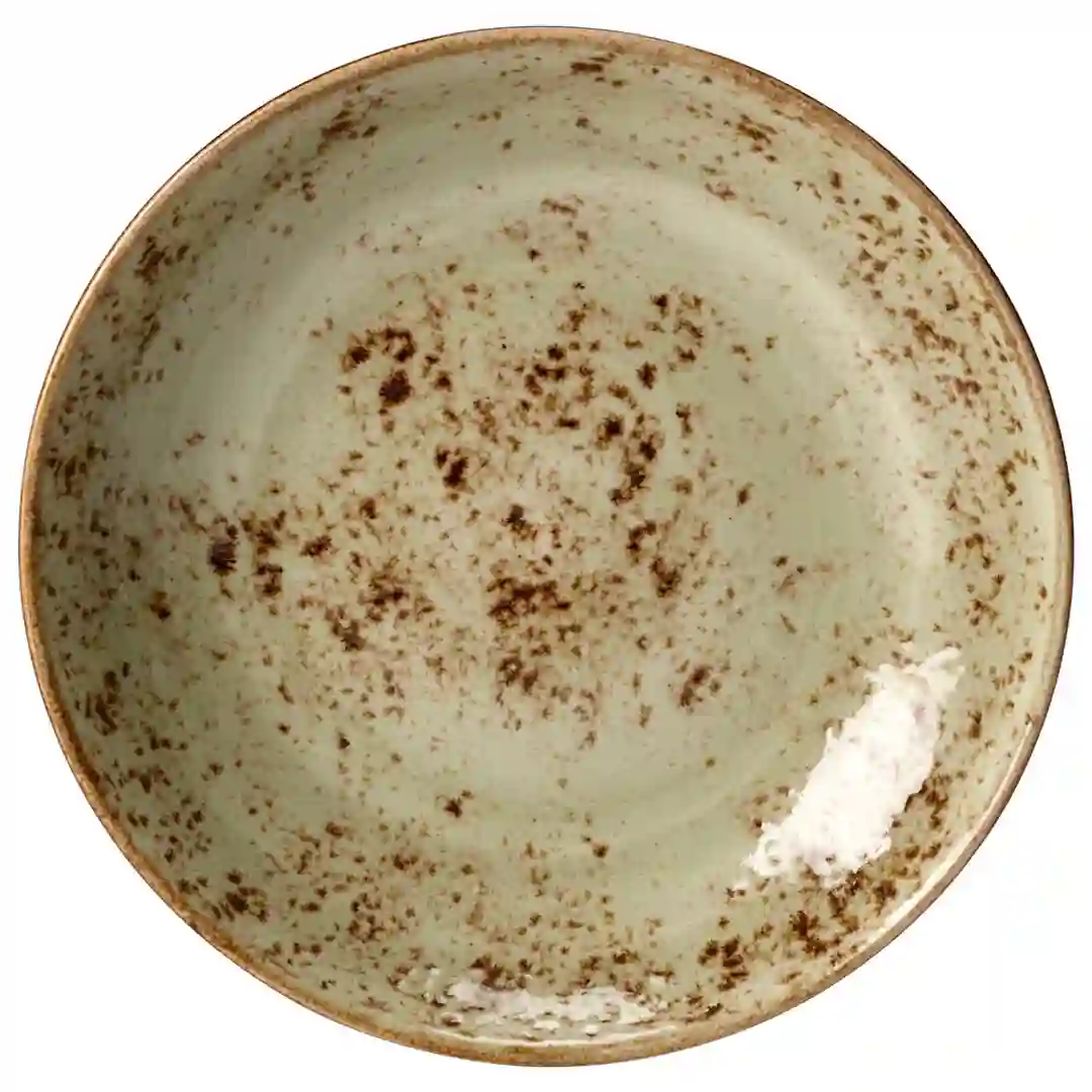 Tallerken Halvdyb Craft Green