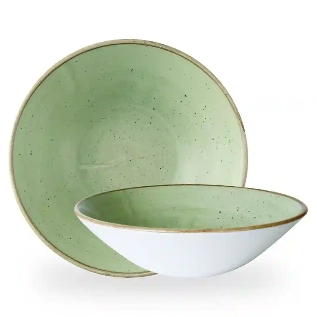 Tallerken Dyb Stonecast