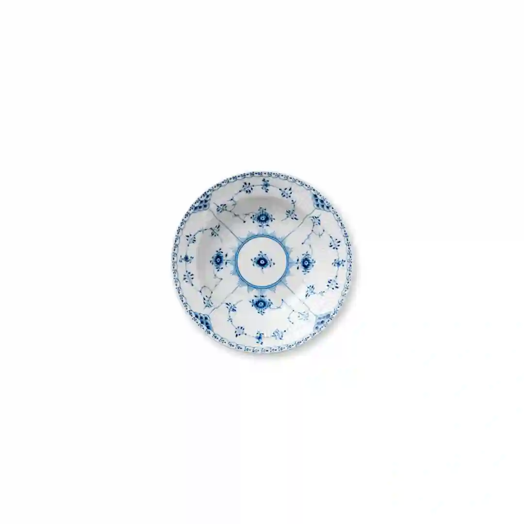 Tallerken Dyb Musselmalet