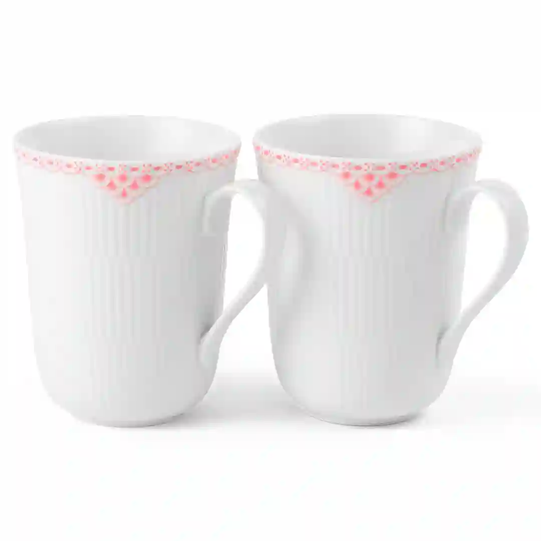 Krus 2-pak Koral Riflet Blonde