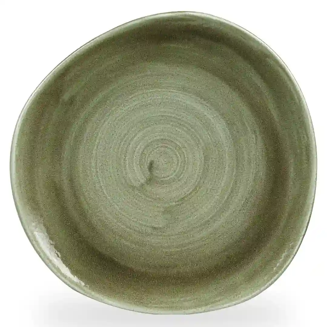 Tallerken Stonecast Patina