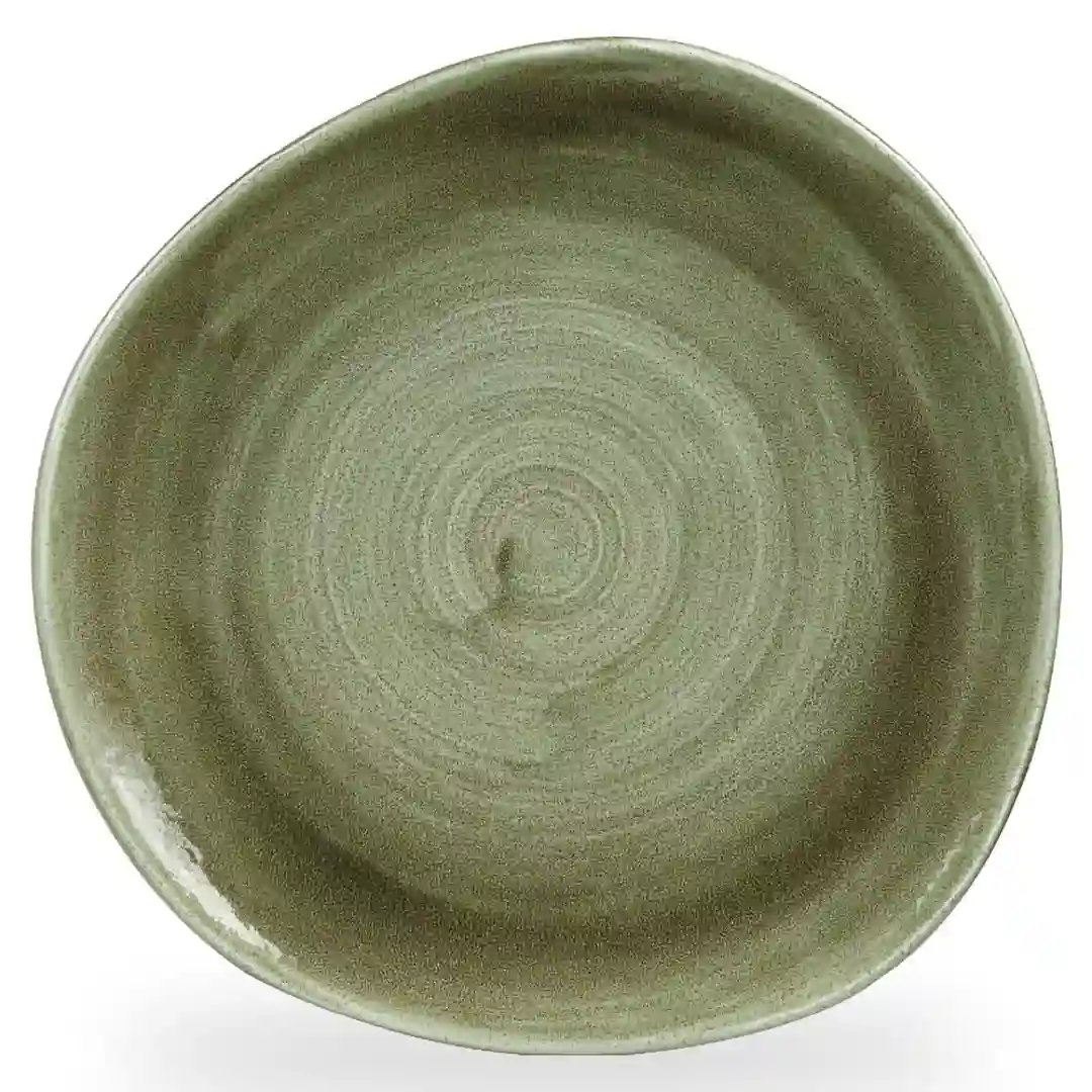 Tallerken Stonecast Patina