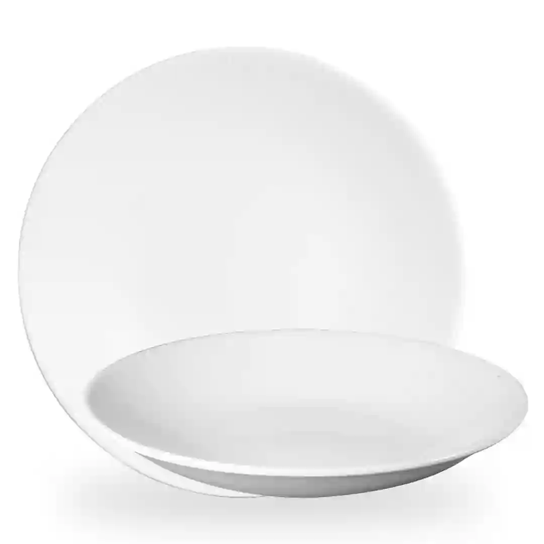 Tallerken Halvdyb BAMBOO