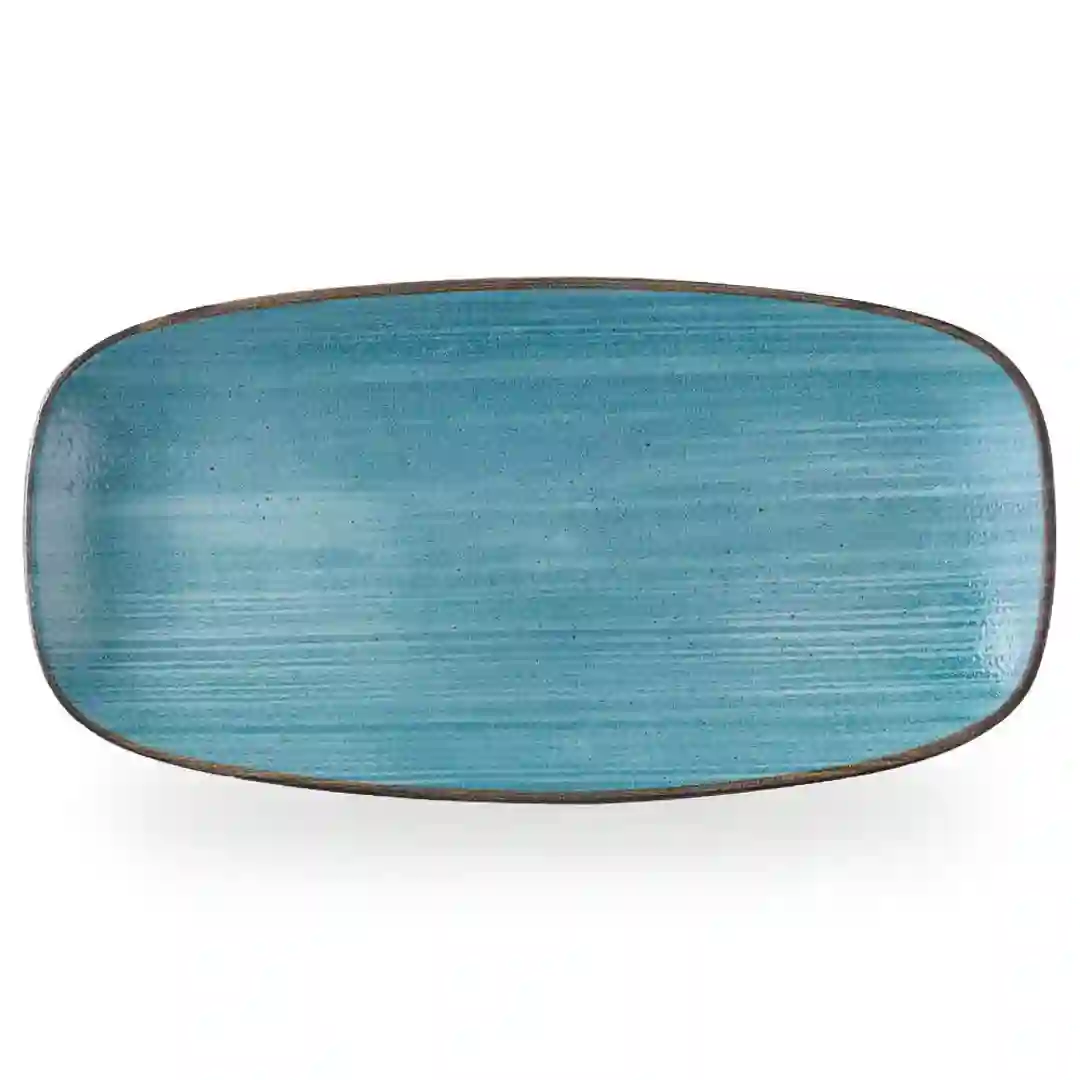 Tallerken Aflang Stonecast Raw