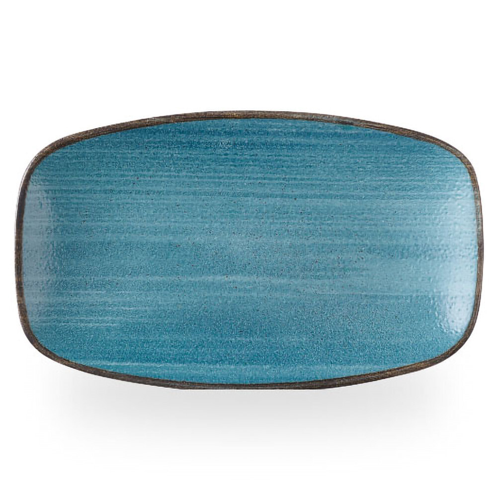 Tallerken Aflang Stonecast Raw