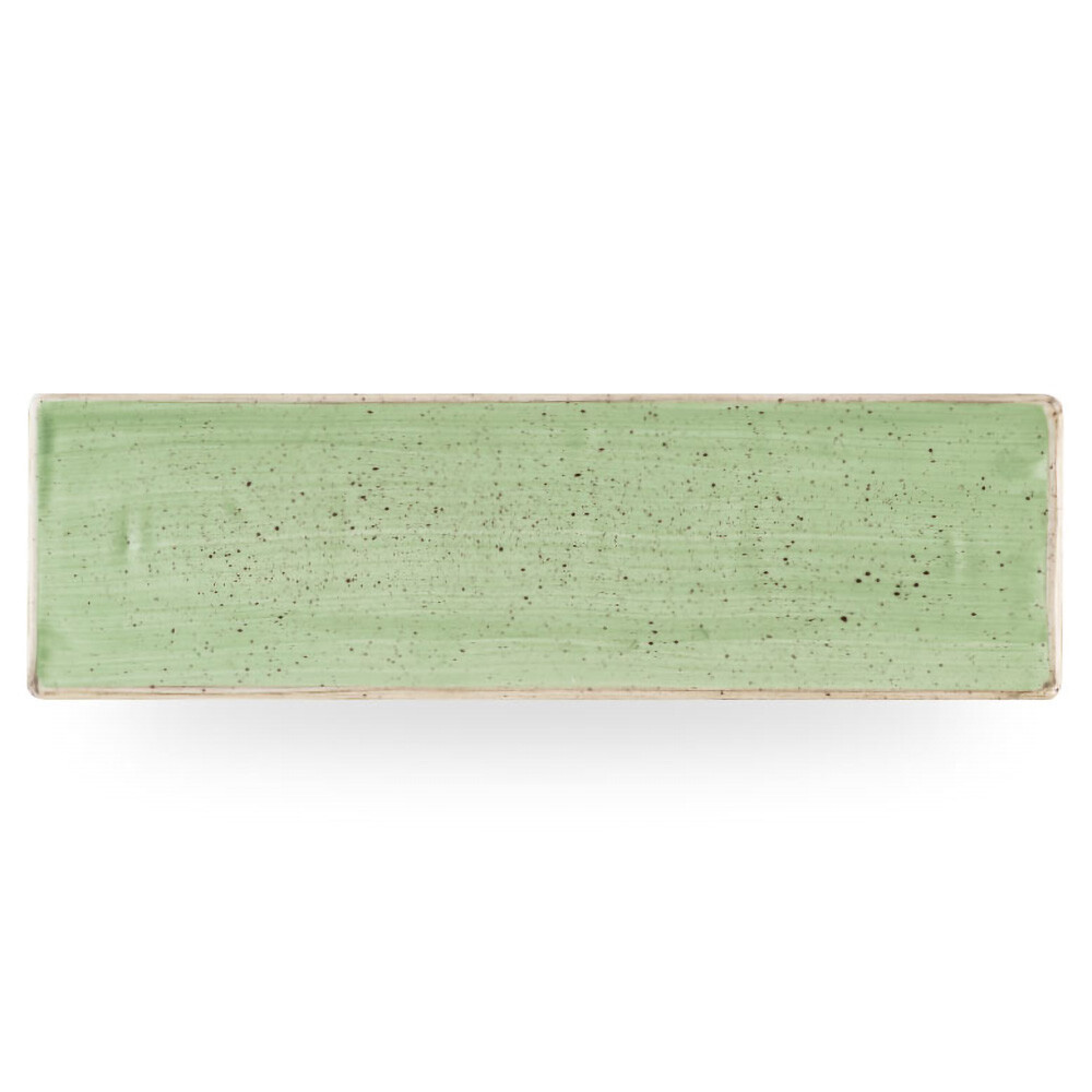 Tallerken Aflang Stonecast