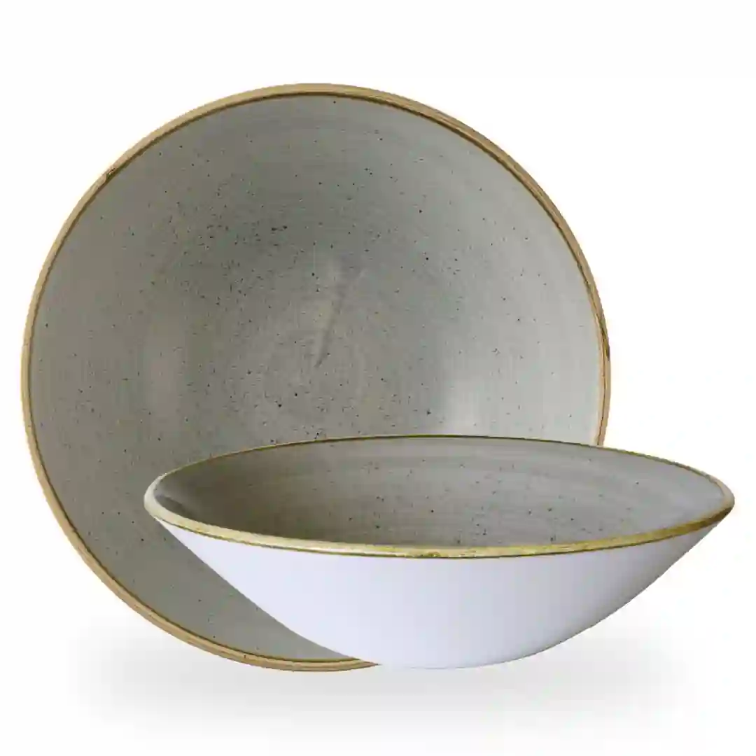 Tallerken Dyb Stonecast