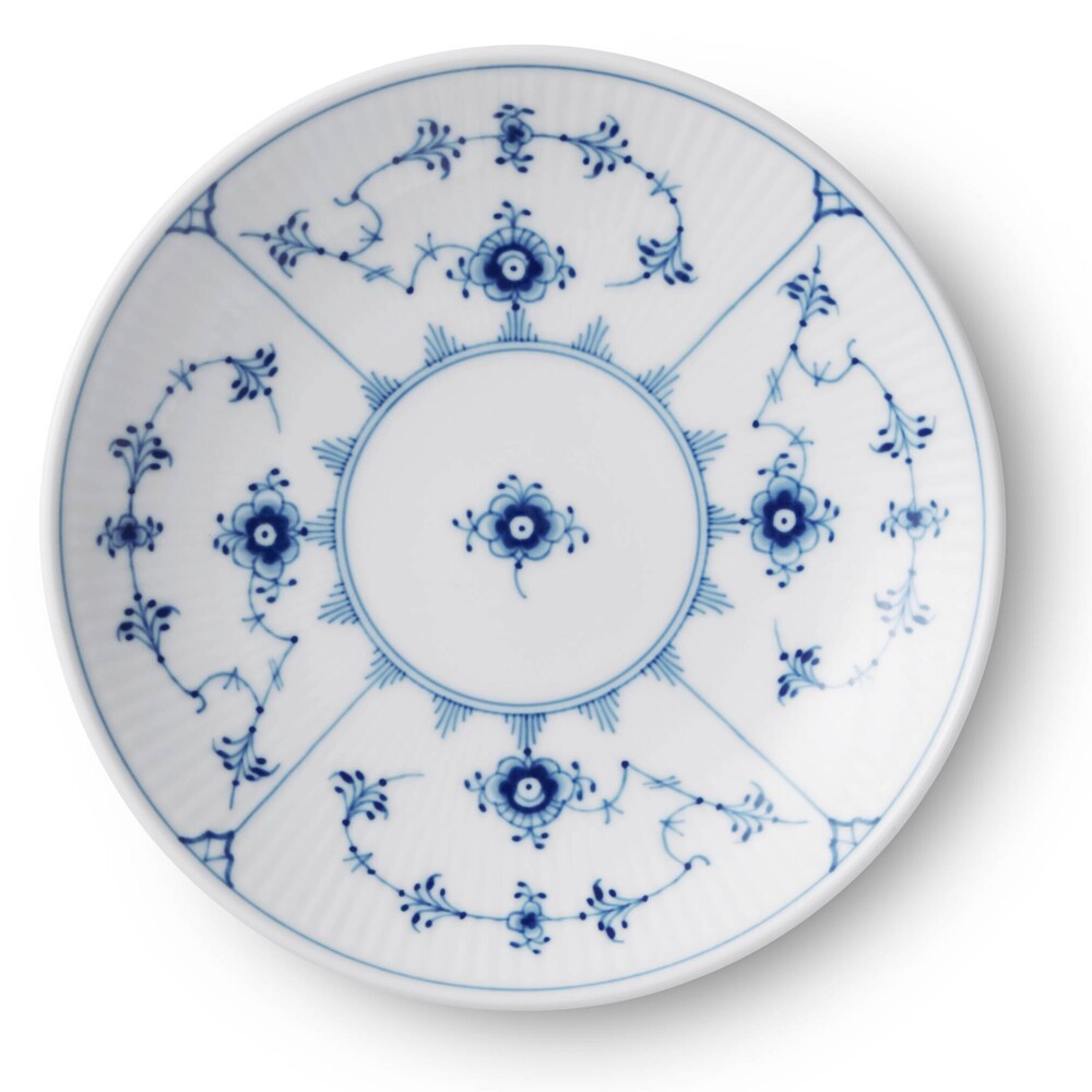 Tallerken Musselmalet Riflet