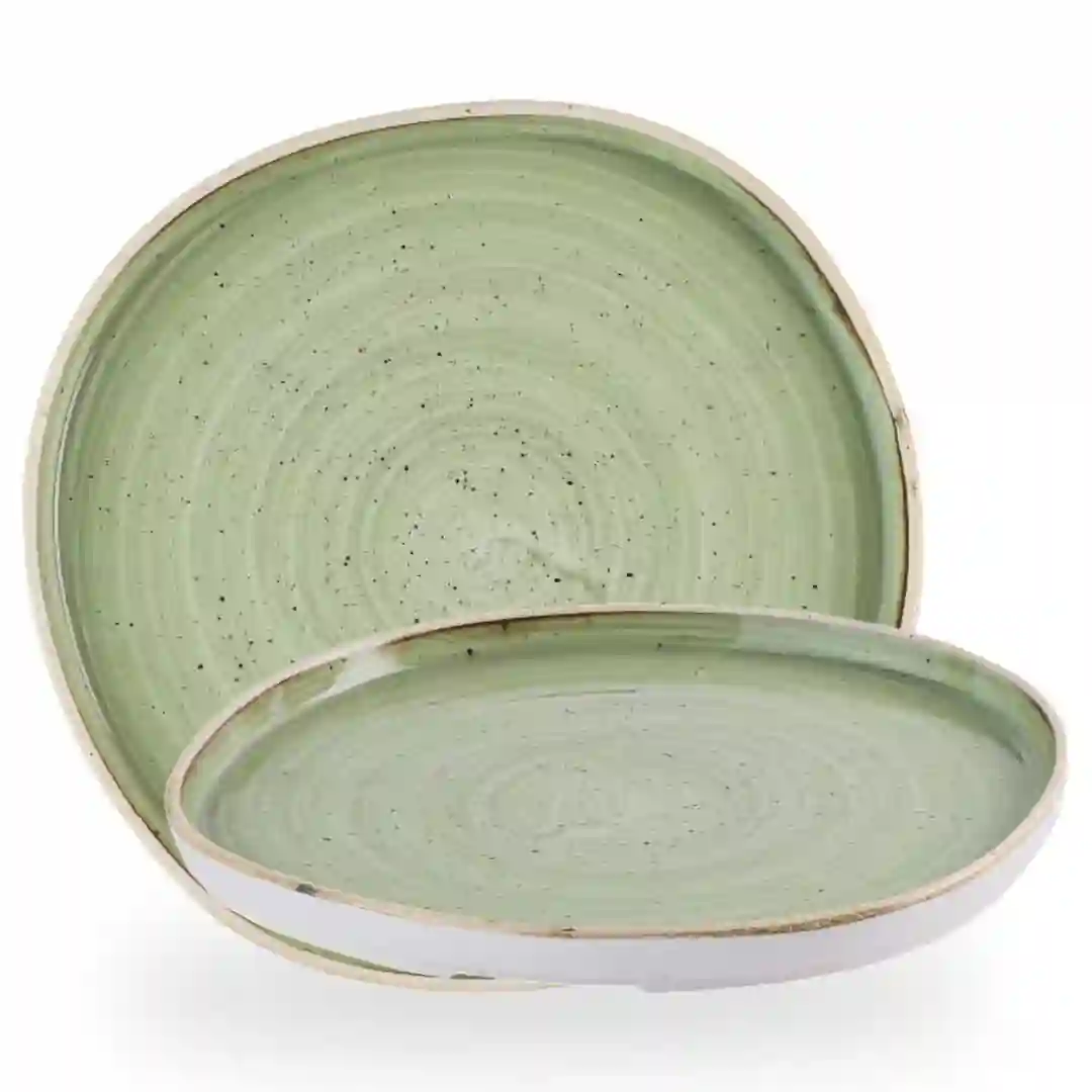 Tallerken Flad Stonecast