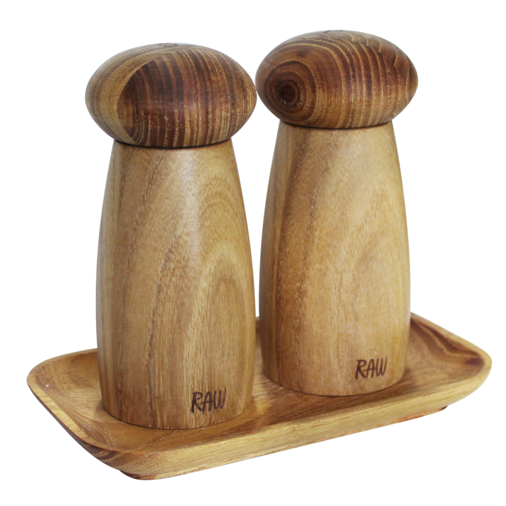 Salt/peberkværn Sæt Raw