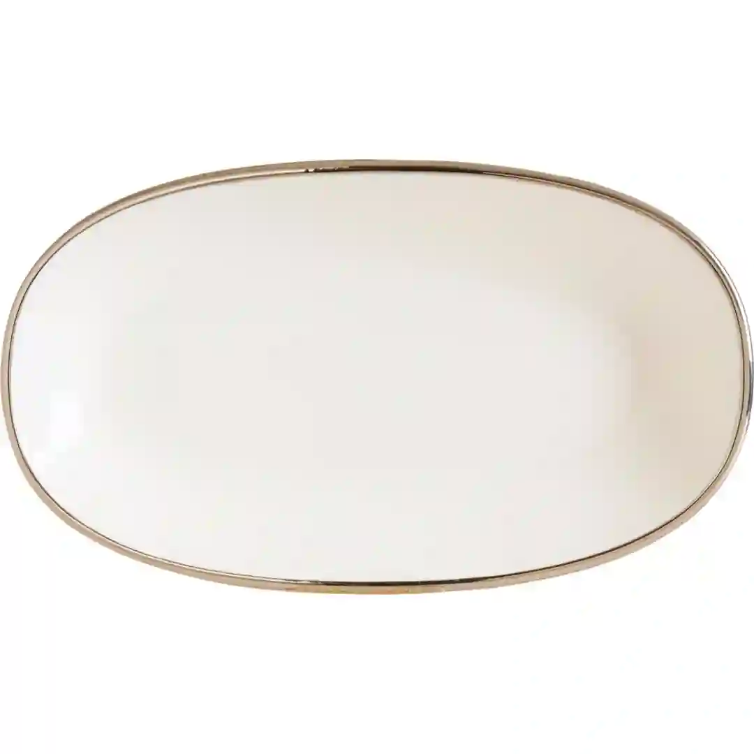 Tallerken Oval Silverline