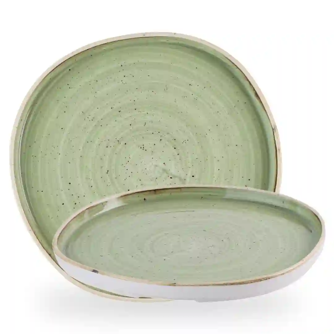 Tallerken Flad Stonecast