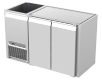 Køledisk 2 døre Bar