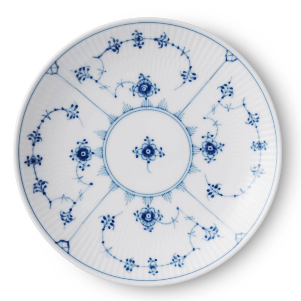 Tallerken Musselmalet Riflet