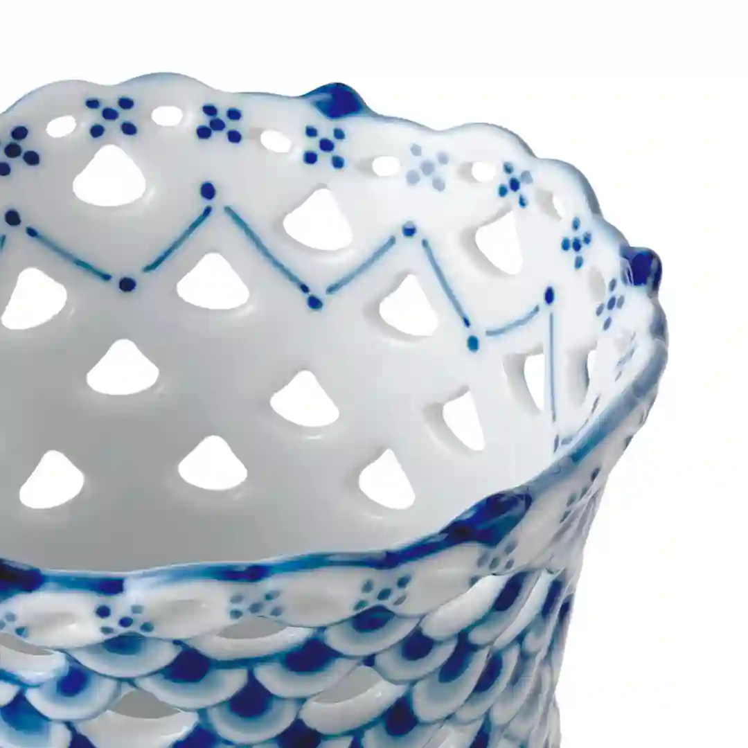 Vase Musselmalet Helblonde