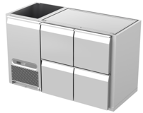 Køledisk 4 skuffer Bar