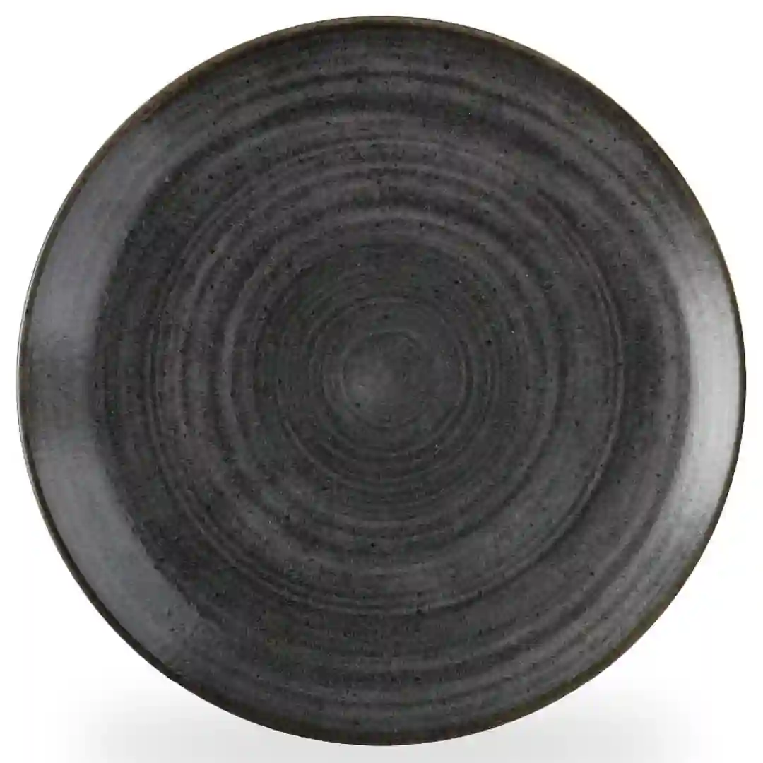 Tallerken Coupe Stonecast Raw