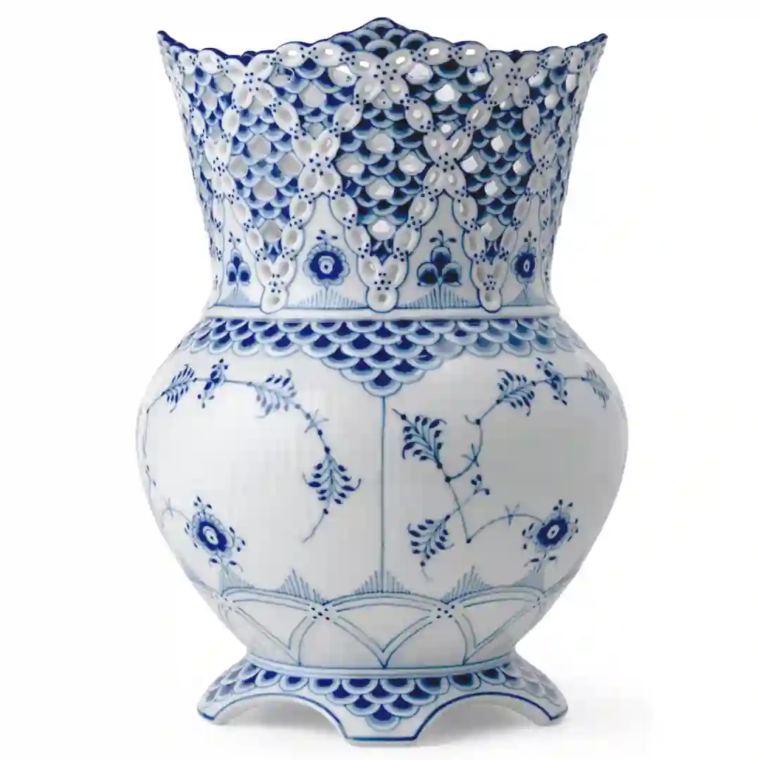 Vase Musselmalet Helblonde