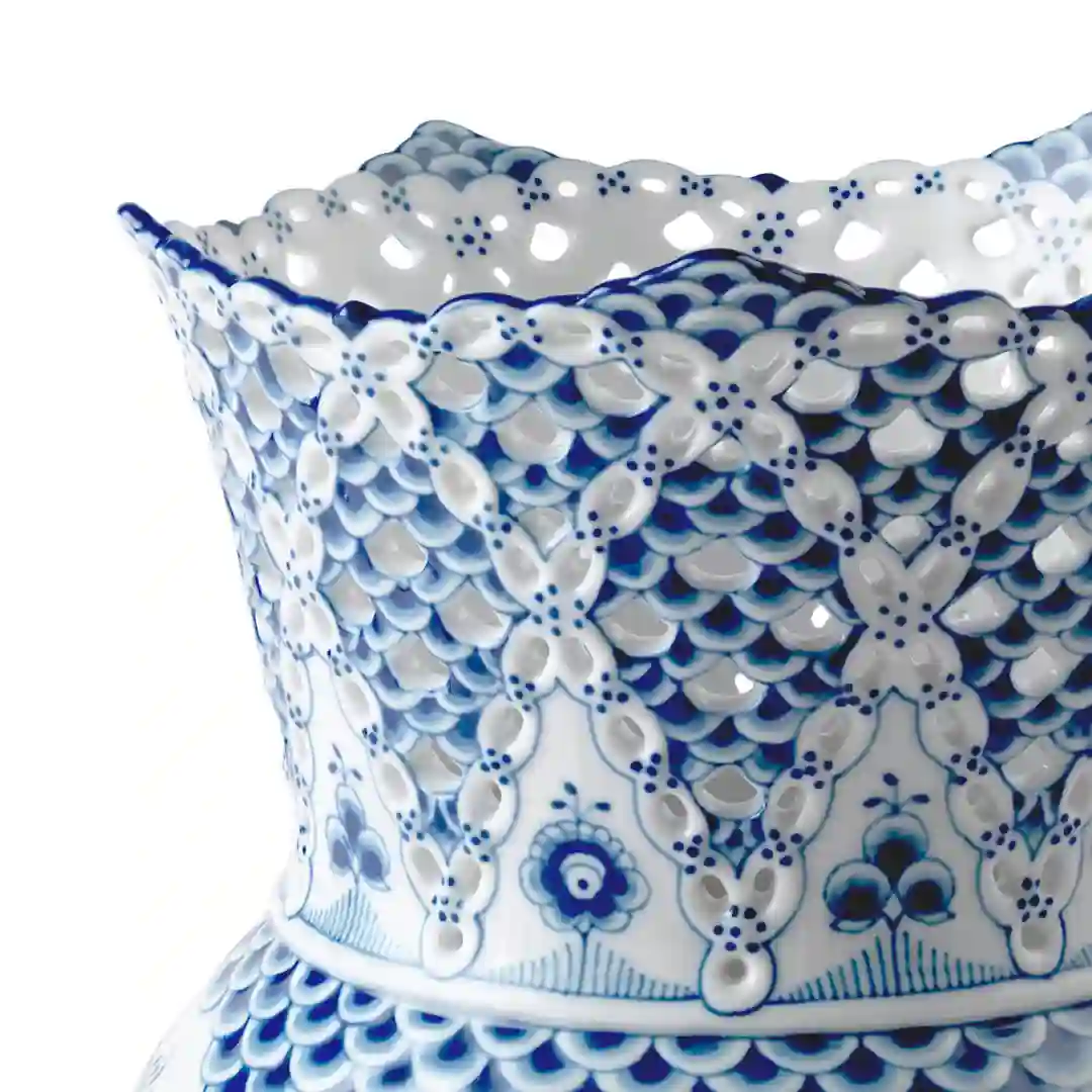 Vase Musselmalet Helblonde