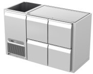 Køledisk 4 skuffer Bar