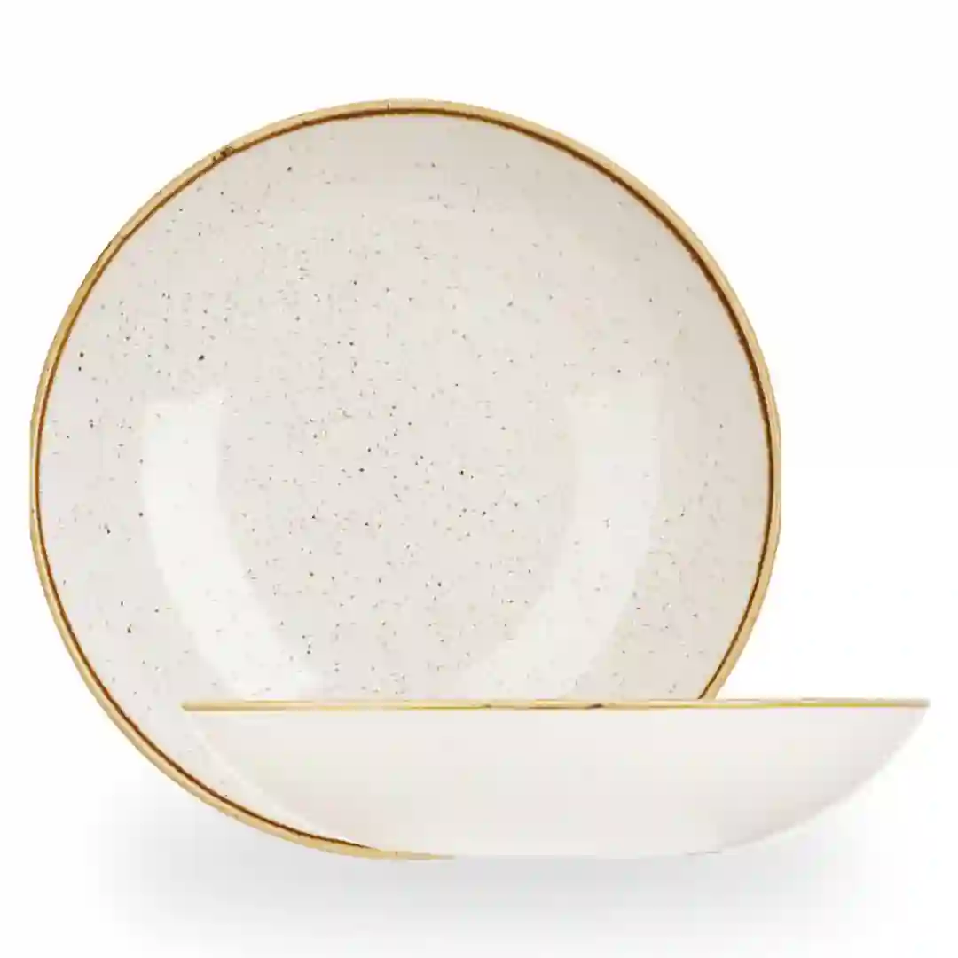 Tallerken Dyb Stonecast