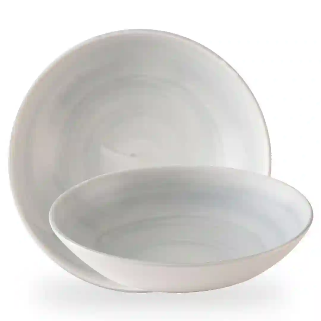 Tallerken Dyb Stonecast Canvas