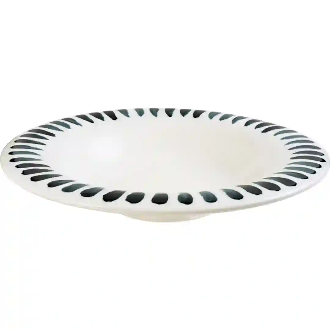 Tallerken Dyb Lavis Black