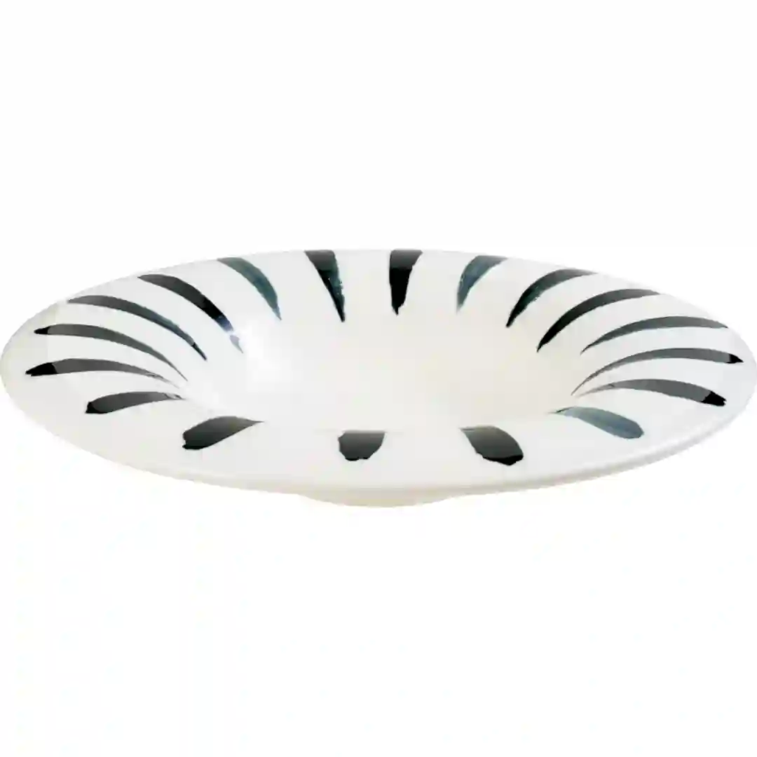 Tallerken Dyb Lavis Black