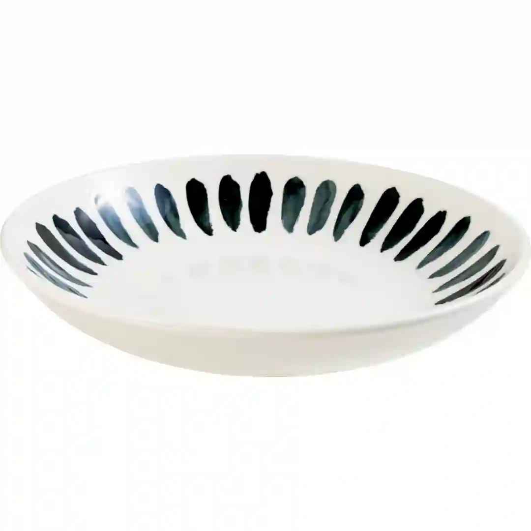 Tallerken Dyb Lavis Black
