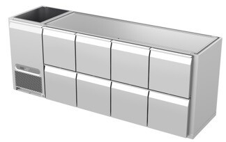 Køledisk 8 skuffer Bar
