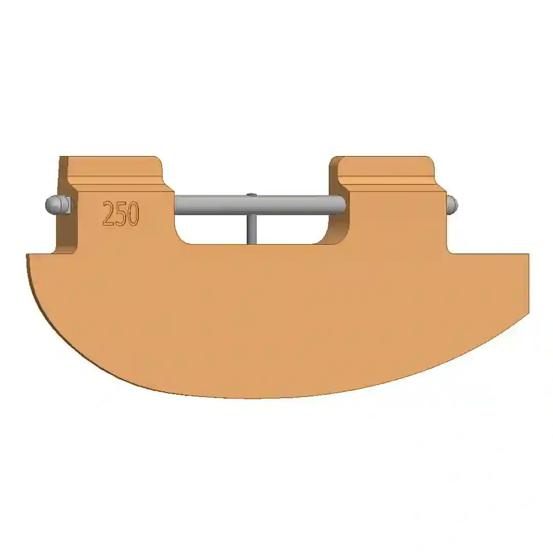 Skraberblad 250L vandret
