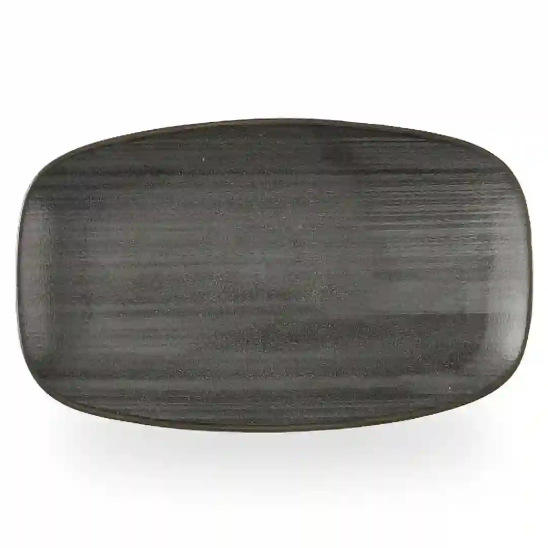 Tallerken Aflang Stonecast Raw