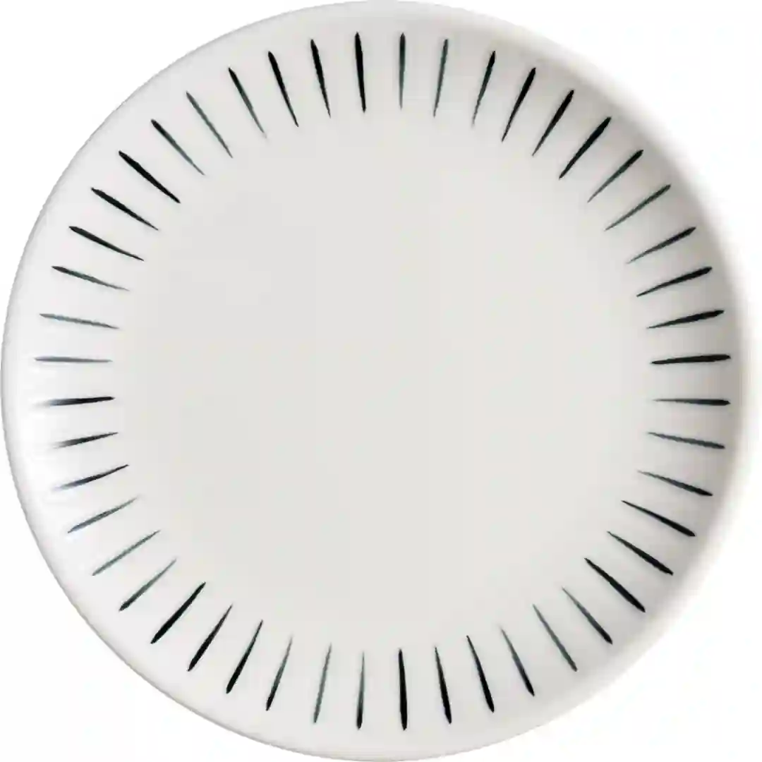 Tallerken Lavis Black