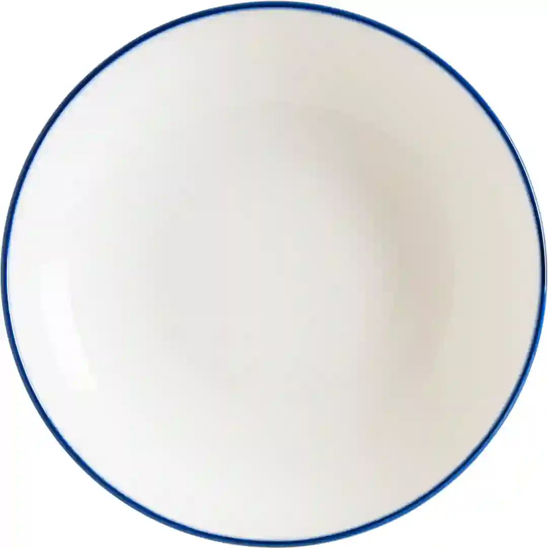 Tallerken Dyb Linea Blue