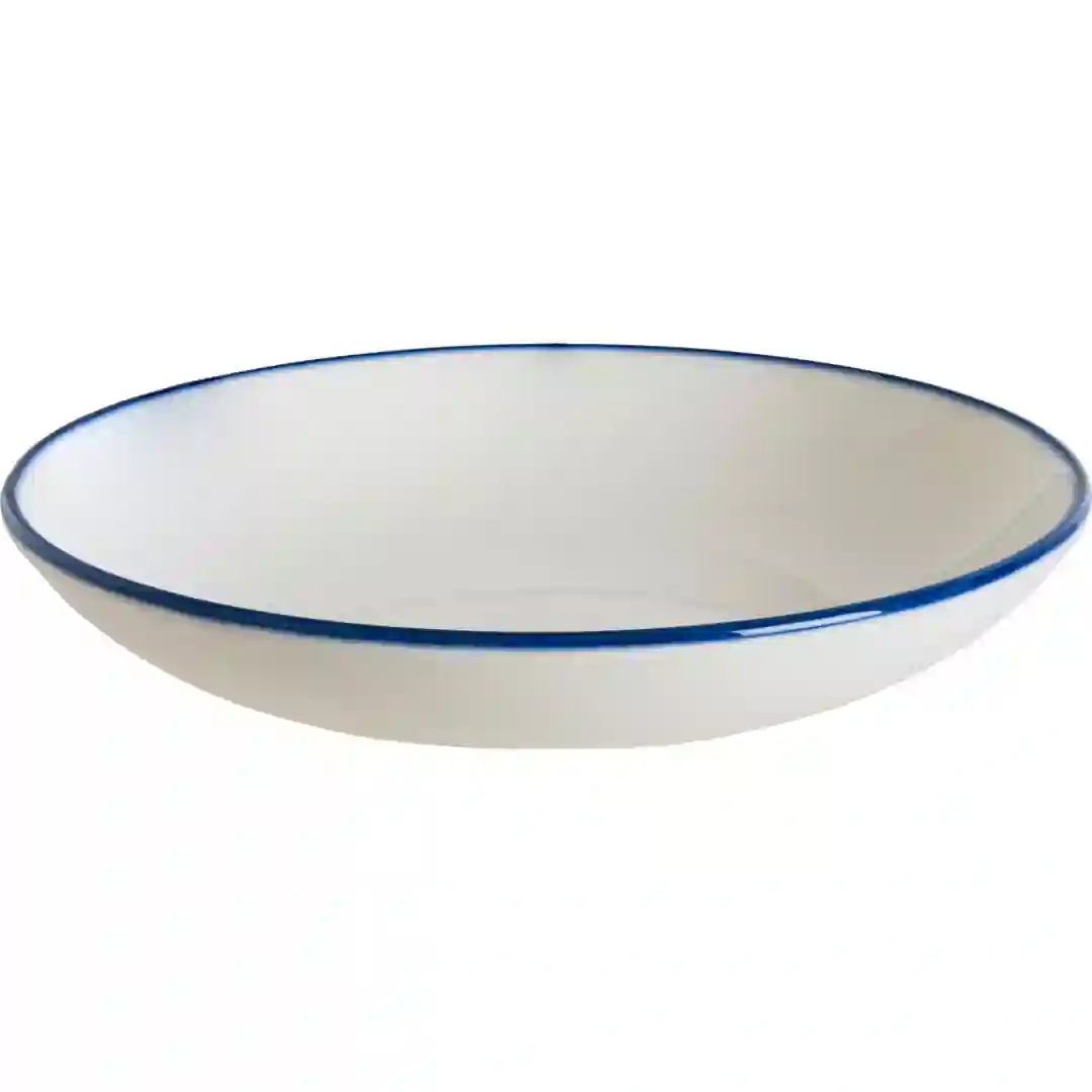 Tallerken Dyb Linea Blue