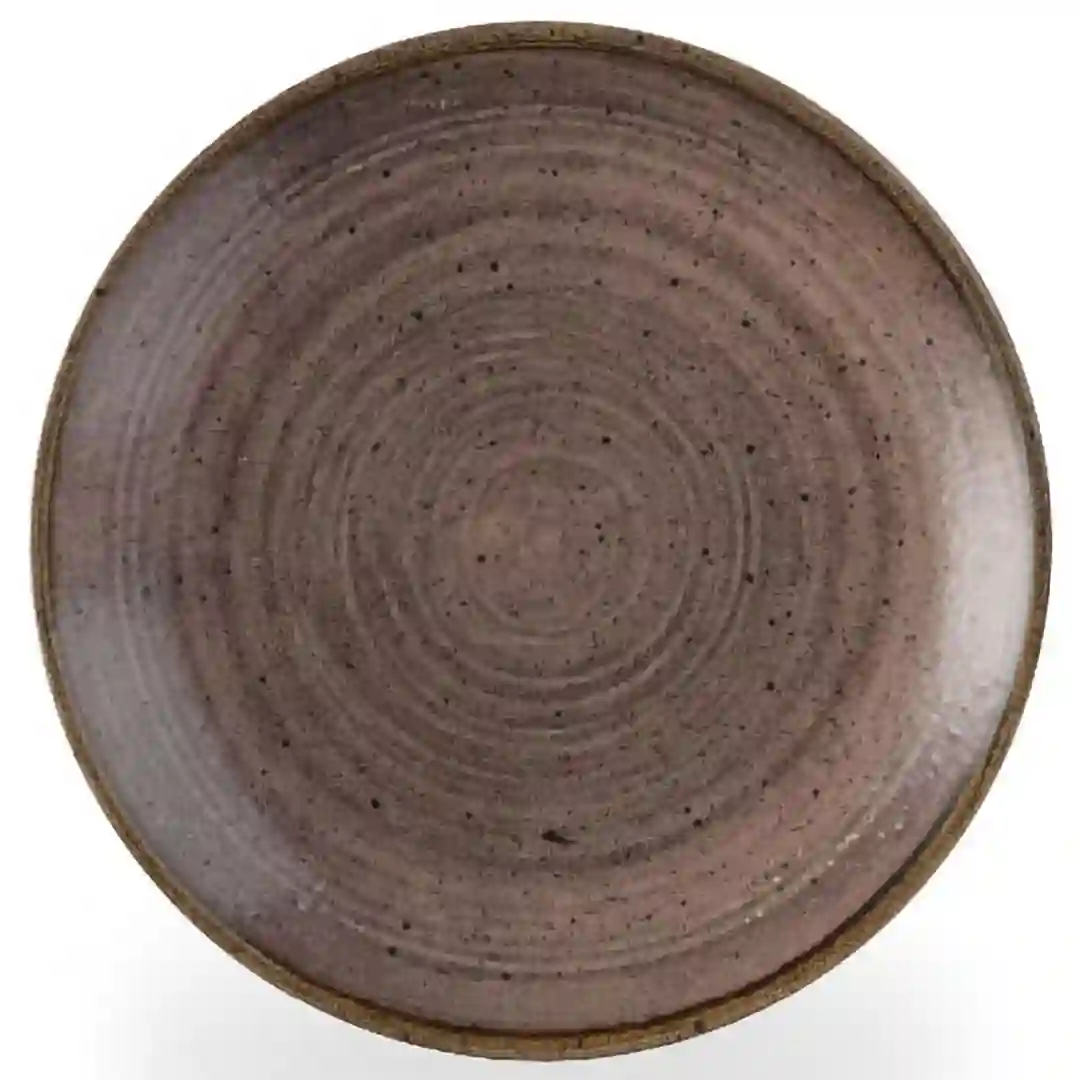 Tallerken Coupe Stonecast Raw