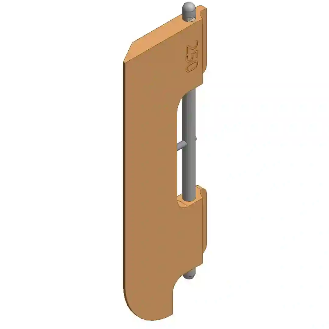 Skraberblad 250L lodret