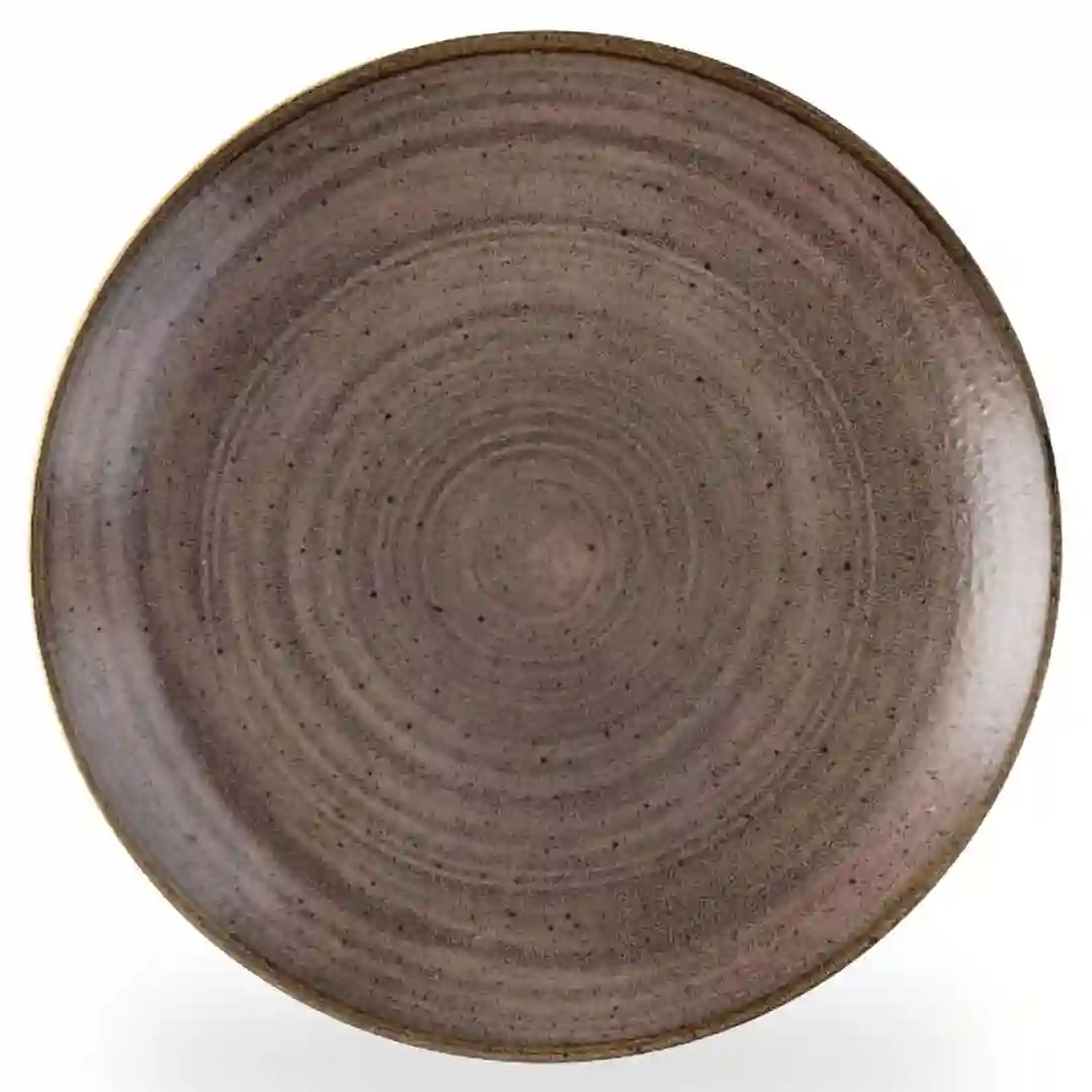 Tallerken Coupe Stonecast Raw