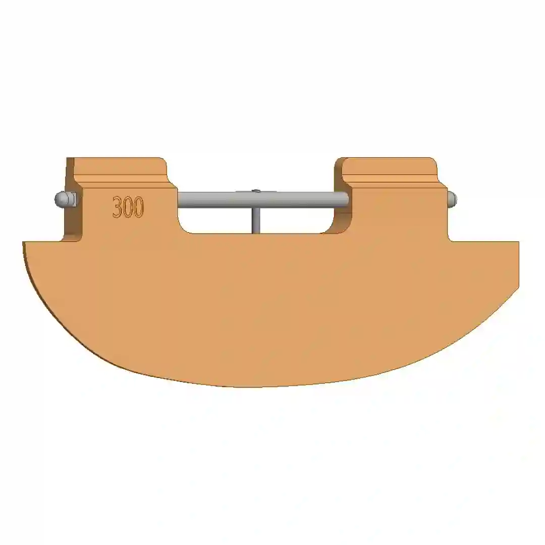 Skraberblad 300L vandret