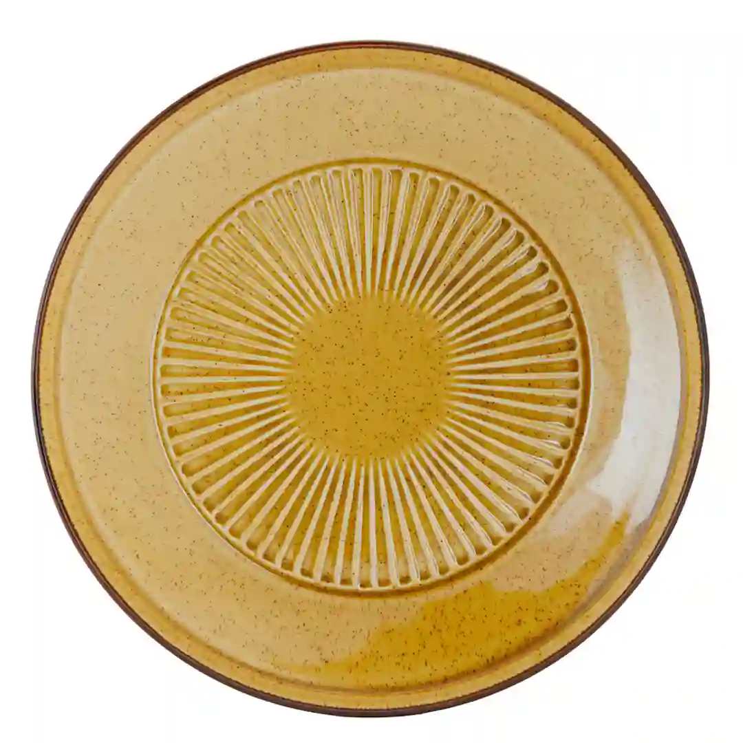 Tallerken Dyb Solas Mustard