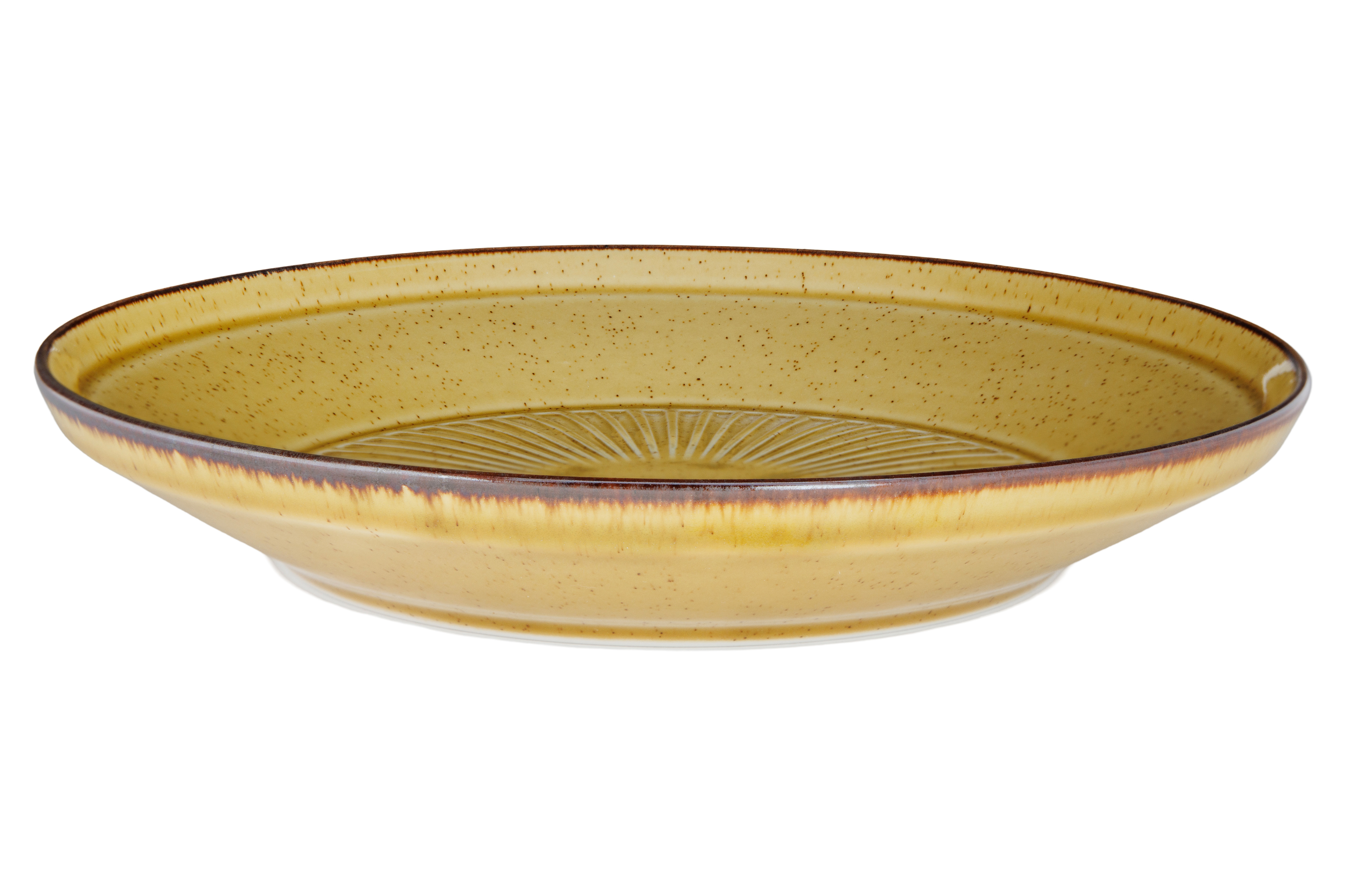 Tallerken Dyb Solas Mustard