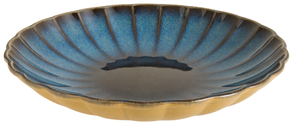 Tallerken Dyb Sphere Ocean