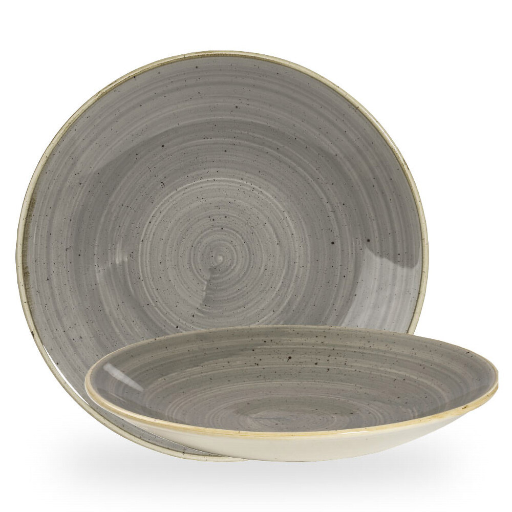 Tallerken Dyb Stonecast