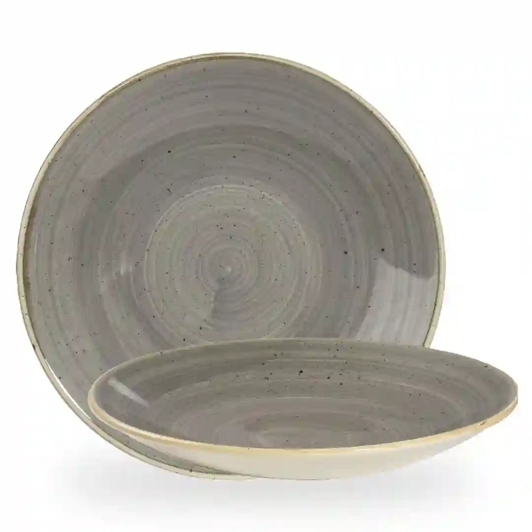 Tallerken Dyb Stonecast