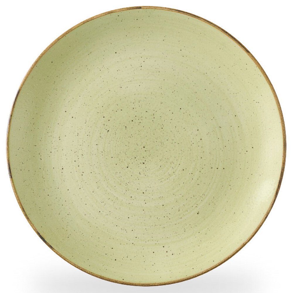 Tallerken Coupe Stonecast Raw