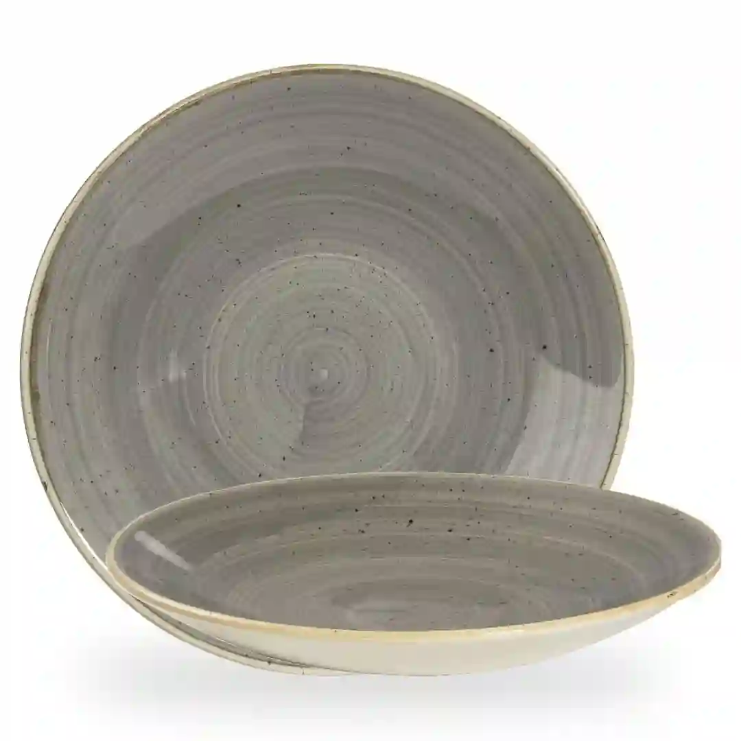 Tallerken Dyb Stonecast