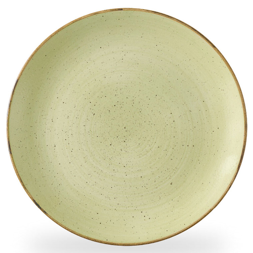 Tallerken Coupe Stonecast Raw