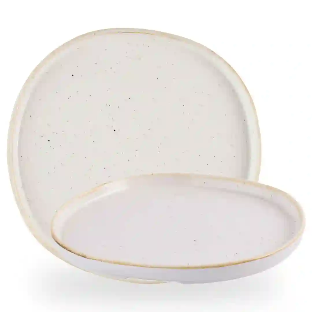 Tallerken Flad Stonecast