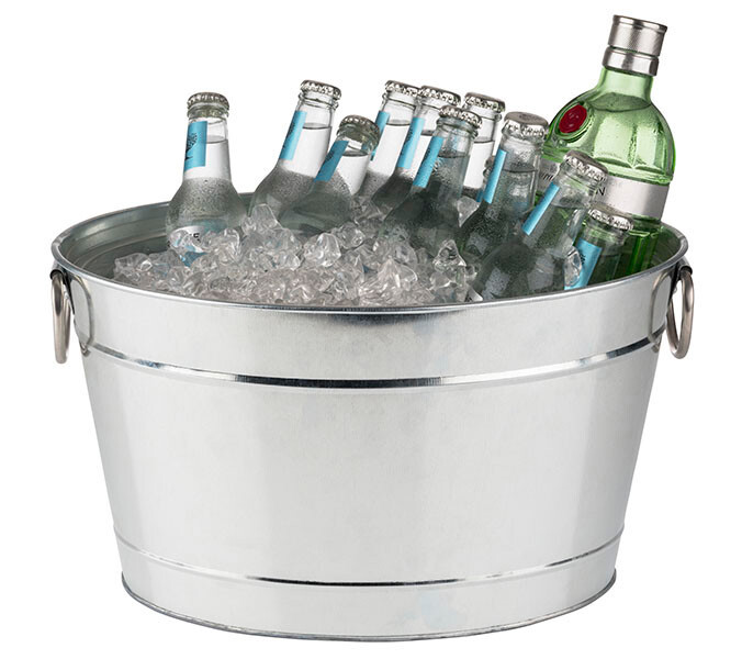 Flaskekøler m/plastindsats Tin